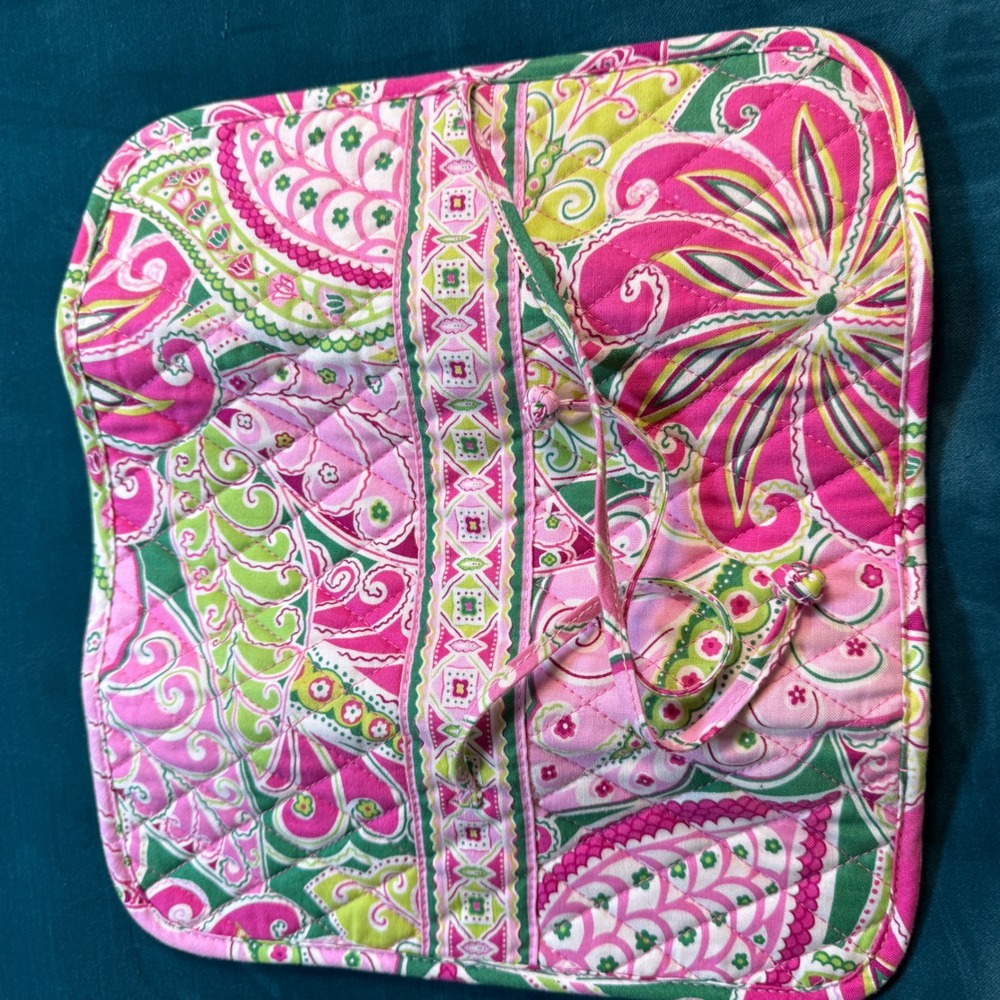 Vera Bradley Purple Paisley Crossbody Wallet Organizer Bag Lot of 3 Bundle Quilt - Picture 5 of 16